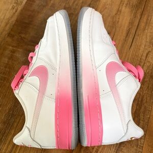 Nike Air Force 1 lotus flower limited edition shoes size 7.5 women or 5.5 Youth